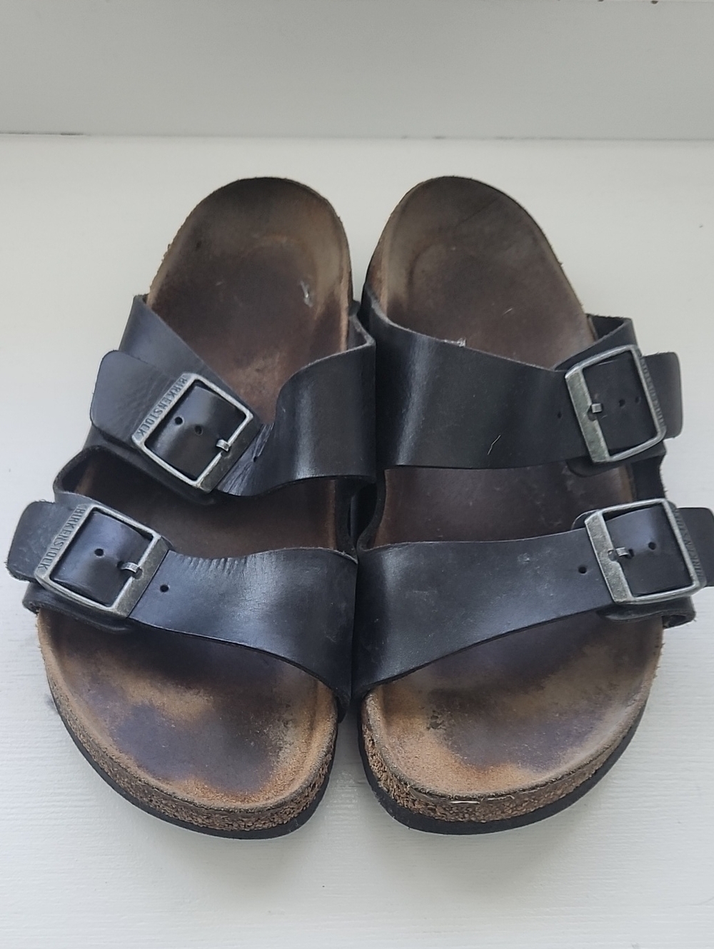 Birkenstock Black Two-Strap Sandals
